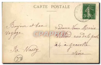 Widok ogólny MONTCHENU (Drôme) — L. Charrel, fot.-wyd. Grand-Serre — Rewers