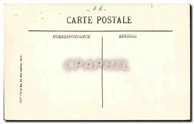 Arredores de Valência — Grande Porta das Ruínas de Crussol, século XII — Valência e a Vale do Ródano — LL. Sélecta — Verso