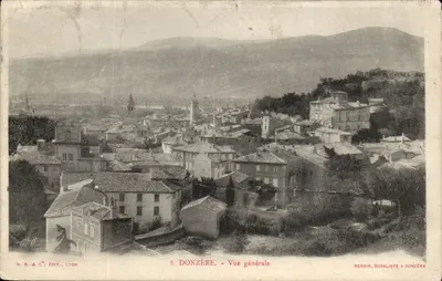 Donzere Bilhete postal antigo Vista geral
