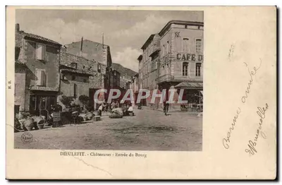 Dieulefit - Châteauras : Entrada do Bourg — H. B. editor