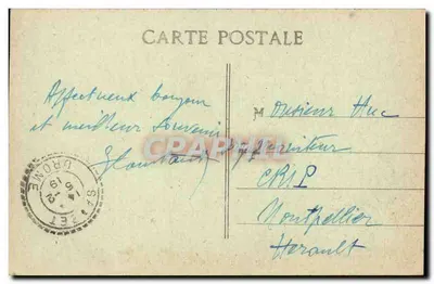 Montélimar — Most Eiffel i Stare Zamki Adhémar — Wyd. F. Baume, Montélimar — Rewers
