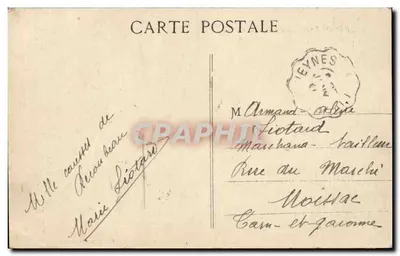 Recoubeau (Drôme) — Ogólny widok — wydawca nieznany, numer serii nie widoczny — Rewers