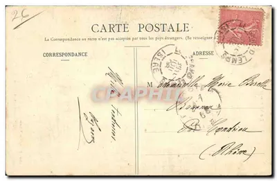 Vercors — Trasa Wielkich Przepaści — Collet P. Peyrouze, Valence, n°394 — Rewers