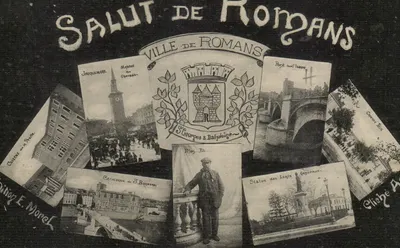 Saudação de Romans — Cidade de Romans — Editor E. Morel