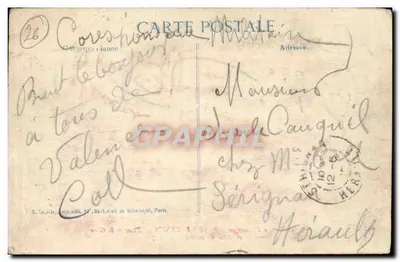Valence — Plac Gare — pomnik Bancel (1822-1871) — Rewers