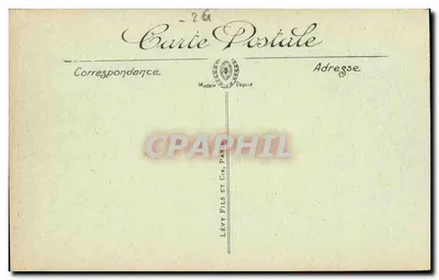 Valence — La Caisse d'Épargne — Uitgever Levy Fils et Cie, Parijs, n° 43 — Achterkant