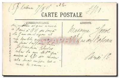 Valence — Monument Championnet i Aleja Gambetta — S. Bercita — Rewers