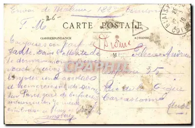 Valence — Plac Republiki — Widok ogólny — Wydawca Chic — Rewers