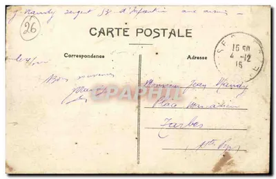 Valence — Plac Madier-de-Montjan — E.R. n°116 — Rewers