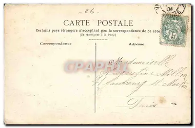 Las ruinas del castillo de Crussol (Ardèche) — Colección Nouvelles Galeries — n°34 — Reverso