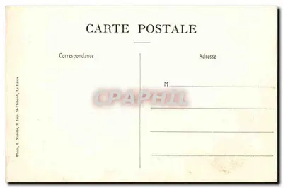Ste-ADRESSE — Restaurant de la Maison Rouge, M. MALBEC, Propriétaire — Verso