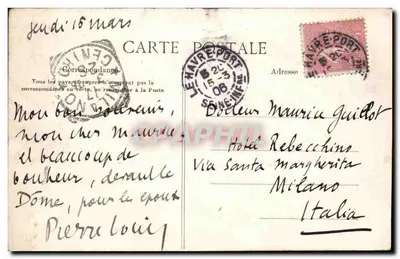 Le Havre — Hospital Pasteur — Héllion & Le Drey, Paris — Verso