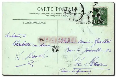 Rouen — Fonte Santa Maria — LL. — Verso