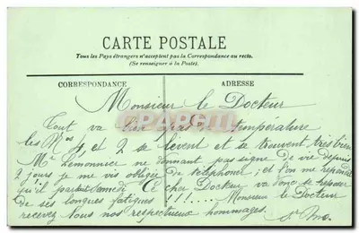 Le Havre — As Falésias da Hève — LL. n°534 — Verso