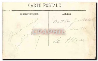 Bagnoles-de-l'Orne — El Gran Hotel visto desde el Casino — editor LL, n° 180 — Reverso