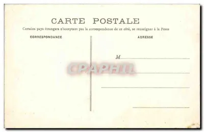 Vire (Calvados) — Ruiny zamku — B.P. Paris 6 — Rewers