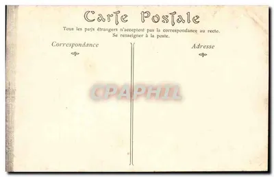 Caen — Katedra św. Etienne, Klasztor Mężczyzn, strona absydy i szkoła — Rewers