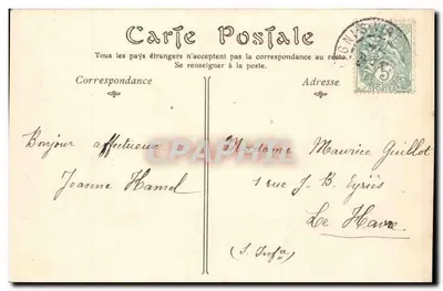 Bayeux — Algemene uitzicht — Uitgever niet geïdentificeerd, serie-nummer I — Achterkant