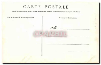 Concarneau — Le Château de Kériiolet — Façade Principale — Collection Villard, Quimper, n°200 — Verso