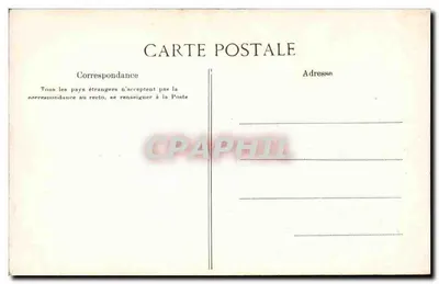 Concarneau — Vista geral da Cidade Fechada — Coleção Vizian, Guingamp, n°202 — Verso