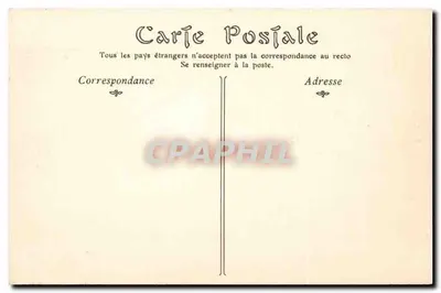 Tapete van koningin Mathilde — Bayeux — scène van paarden uit schepen — ND Phot — Achterkant