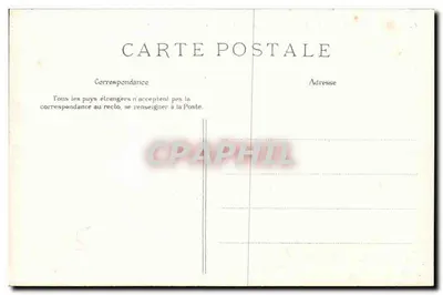 Castelo de CHANTILLY — Cour da Capitainerie — E. L. D. — Verso