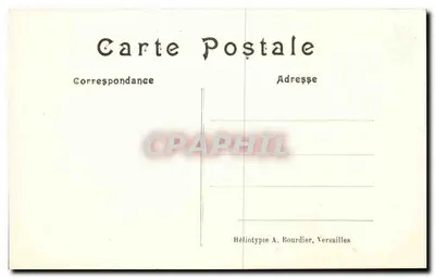 Chantilly — Rota dos Leões — Héliotypie A. Bourdier, Versailles, n°100 — Verso