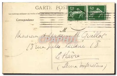 Zamek w Nantes — Aleja Zamkowa prowadząca do Mostu Levis — wydawca Anaud-Nozois, Nantes, nr 399 — Rewers