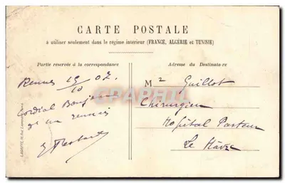 Rennes — Dom Duguesclin — wydawca Lepage Guyomard — Rewers