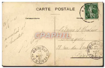 Vichy - Pałac Źródeł — Stara pocztówka n°11, wydawca Vichy — Rewers