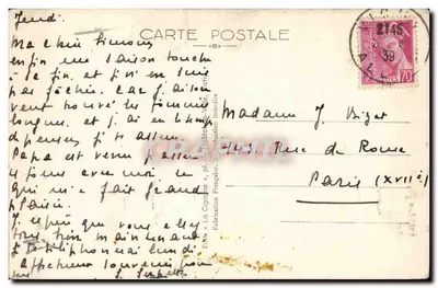 Vichy — O Parque do Casiro — A Garça, n° 350bis — Verso