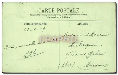 Vichy — Pałac Źródła Célestynów (M. Lucien Woogt, architekt) — LL — Rewers