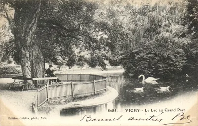 Vichy - O Lago no Grand Parc — Edição Giletta, fot., Nice, n° 8285