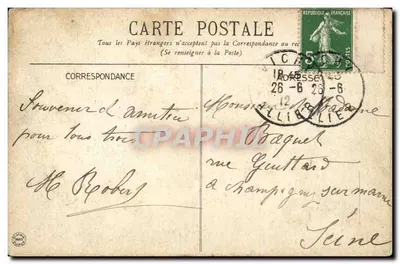Vichy — Kąt Parku — G. D. — Rewers