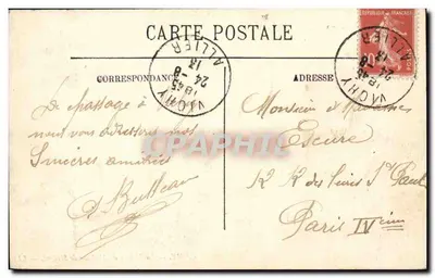 Vichy — Dom Pani de Sévigné — LL. n° 69 — Rewers
