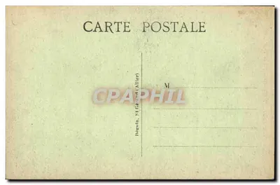 Intermitentna źródło w Vichy-Bellerive — nr 556 — wydawca Beguin, St Gérard (Allier) — Rewers