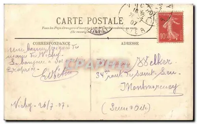 Vichy — Front kasyna — LL. — Rewers