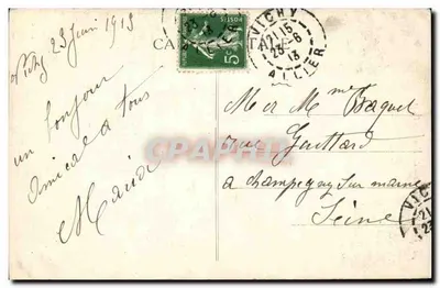 Vichy — Pequena lagoa dos Novos Parques — editor D. UVC — Verso