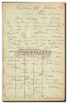 Vichy — Park i źródło Célestins — Wyd. E. Leclerc, nr 187 — Rewers