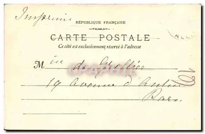 Vichy - Pavilhão Sévigné — editor L. R. Vichy, n° 50 — Verso