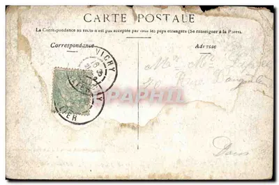 Vichy — Um canto da restauração — Verso
