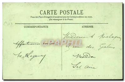 Vichy — A Casa da Senhora de Sévigné — LL. — N° 69 — Verso