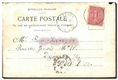 Sala das Festas — Casino — Vichy — Patrice — Verso