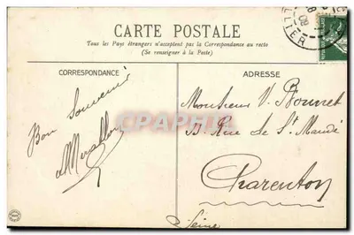 Vichy — Beeld van de Barmhartigheid — Invoer van het Civiel Ziekenhuis — G.D. — Achterkant