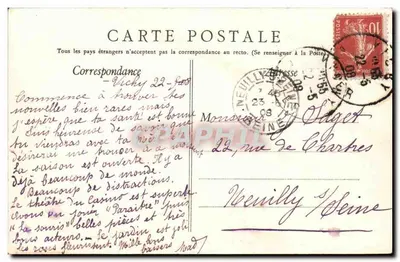 Vichy — Kąpiele drugiej klasy — Wydawnictwo Galerii Paryskich — Rewers