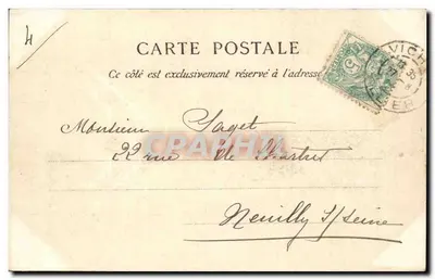 Vichy — O Casino — Entrada — Edição C. Marlière, n°3 — Verso