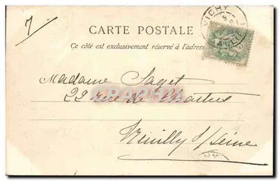 Vichy - Kasyno - Sala gier — Wydawnictwo C. Marlière, nr 7 — Rewers