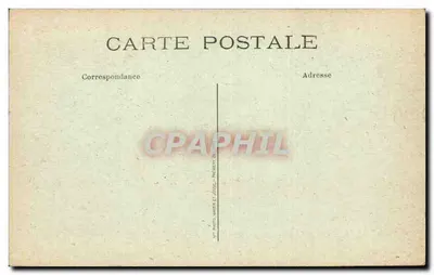 Castelo de Vauce — Arredores de Ébreuil — Editor: Photo et Jusac - P. M. Mery — Verso