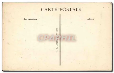 Moulins – Ogólny widok z Plateau de Ste-Catherine – Konkurs z 18 czerwca 1922 — Rewers