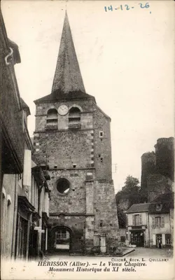 Hérisson (Allier) — A Velha Capela, monumento histórico do século XI — Ed. L. Quillery